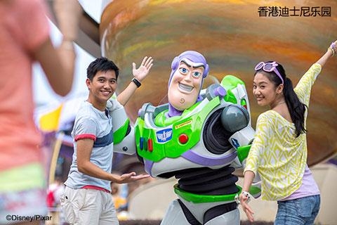 香港迪士尼乐园全家乐2天自由行套餐