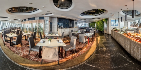 广州塔106层璇玑地中海旋转餐厅自助午餐